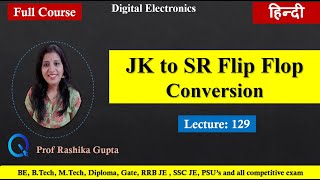 129 JK to SR FlipFlop Conversion  FlipFlop Conversion [upl. by Llehcal]