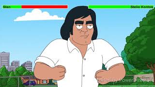 Stan Smith vs Stelio Kontos with healthbars [upl. by Hennie]