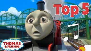 Thomas amp Friends UK™  Top 5 Songs  Best of Thomas Highlights  Thomas Top 5  Kids Cartoon [upl. by Rausch]