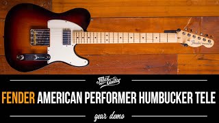 KEITH RICHARDS Style USA Telecaster  Fender American Performer Humbucker Telecaster 3TS  Gear Demo [upl. by Yriek563]