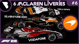 F1 23  McLAREN LIVERY IDEAS  6 [upl. by Eelyram138]