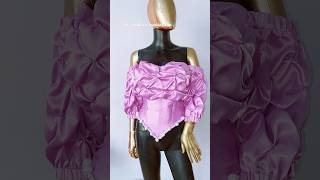 How to make a bustier top 💜💜💜 bustier diy tutorial [upl. by Nwadrebma551]