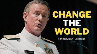 Admiral William H McRaven Leaves the Audience SPEECHLESS  One of the Best Motivational Speeches [upl. by Ritch]