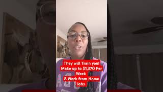 Get Paid Up To 1370 Per Week 8 Work From Home Jobs Hiring Now [upl. by Ellekram614]