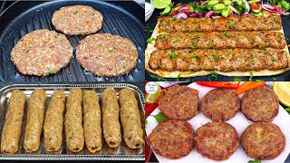 Chicken Seekh Kabab New Turkish Kebab Beef Cheese Patty Kebab Aloo chicken Kebab  Cutlets Adana [upl. by Mosa]