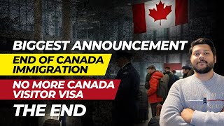 Changes in Canada Visitor Visa No More Multiple Entry  Canada Immigration Latest News [upl. by Amluz]