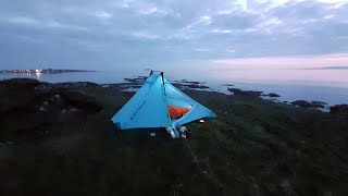 251 Coastal Wild Camp  Forclaz Trek MT900 Sleeping Bag Test  Black Diamond Distance Tent [upl. by Erodeht869]