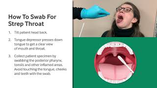 How to Swab for Strep Throat [upl. by Hairej]