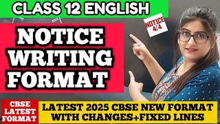 Notice Writing Class 12  Simran Sahni [upl. by Lajes]