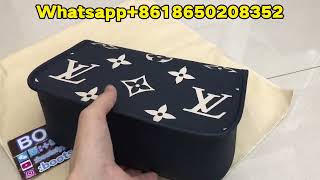 Louis Vuitton Diane Bag Navy Crème Review from BOOTSFY [upl. by Nnaeitak]