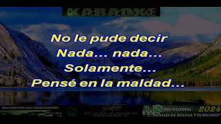 ME CAI DE LA NUBE  ANGELICA GALLEGOS KARAOKE COVER [upl. by Ellocin]