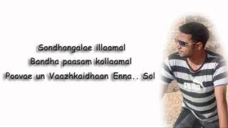 Manram Vandha Tamil Karaoke Mouna Raagam By BiSTRO YouTube [upl. by Nylla713]