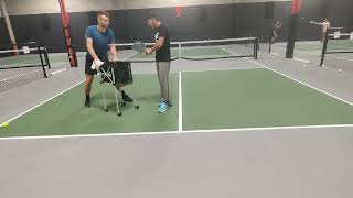 Pickleball Pro Massively Improves his Onehanded Backhand Topspin Dink [upl. by Garceau637]