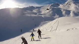 Rauris  Hochalmbahnen Piste 8 Muldenabfahrt  Piste 4 Gratlift Einöd [upl. by Agace290]