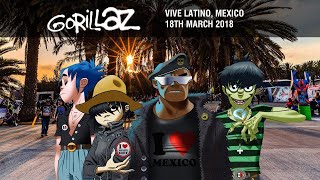 Gorillaz  Vive Latino 2018 Mexico Full Show [upl. by Enneillij611]