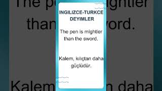 EnglishTurkish Idioms Ienglishgrammar englishidiomsandphrases learnenglish englishspeaking [upl. by Gusba]