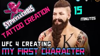 UFC 4 Character Creation video Tattoo Selection [upl. by Merta]