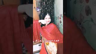 lal dupatta😍danceshortvedio [upl. by Brunella]