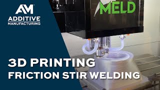 3D Printing From Metal Barstock Using Friction Stir Welding [upl. by Marylynne988]