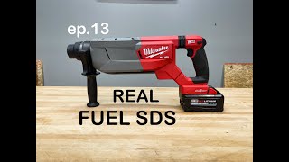 2422  Milwaukee M18 FUEL 114 Inch SDSplus rotary hammer review  291620  ep13 [upl. by Tallulah]