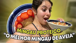 Mingau de aveia proteico Pré e pós treino [upl. by Aihppa783]