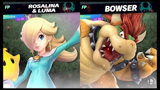 Super Smash Bros Ultimate Amiibo Fights Rosalina vs Bowser [upl. by Kcub188]