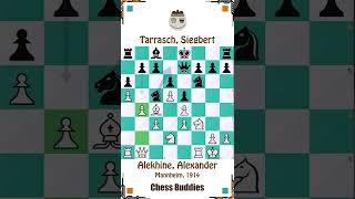 Alekhine Alexander vs Tarrasch Siegbert  Mannheim 1914 chess alekhine famouschessgame [upl. by Alleirbag335]