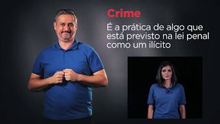 👋 Direito em Libras  Crime [upl. by Shinberg]