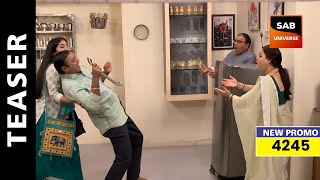 NEW Bagha ने तोड़ा Bhide का Fridge  TMKOC New Episode 4245 Teaser  SAB Universe [upl. by Neelon]