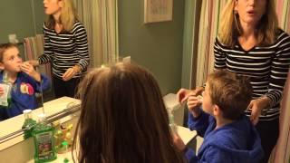 Kids Mouthwash routine LISTERINE® SMARTRINSE besweetsmart [upl. by Alyam]