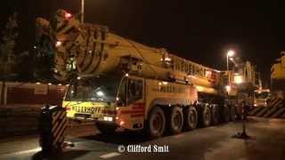 Montage Demag AC 650 Nederhoff in Haarlem Deel 1 [upl. by Nyladnohr63]