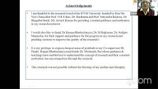 PhD Viva Voce Examination  Mr Aniruddha Bhowmick  24092020 [upl. by Katz565]