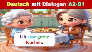 Deutsch B1 Prüfung  Deutsch mit Dialogen  Build beschreiben  Goethe  Telc  DTZ  Familienessen [upl. by Annayoj950]