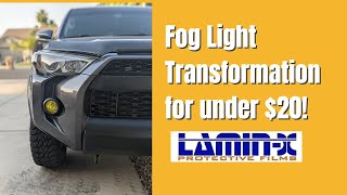 CHEAP Fog Light TRANSFORMATION  LaminX [upl. by Hahsia]