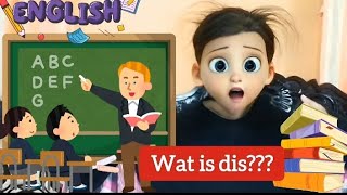 School aur compulsory english ka hungama  hindi comedy  Two wi Too Comedy [upl. by Adnamar]