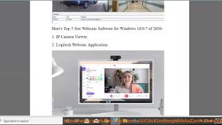 Top 5 free Webcam Software for Windows 1087 of 2020 [upl. by Shira]