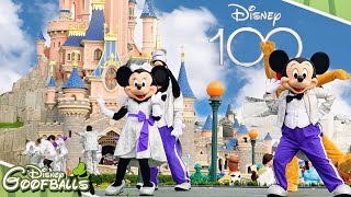 Disney 100 Ceremony Including 100 Characters 🎂  Disneyland Paris 2023 [upl. by Haliek]