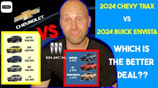 2024 Chevy Trax Vs 2024 Buick Envista Which is the Better Deal [upl. by Adnaram]