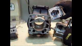 2 stroke transfer ports information along with porting and polishing tips [upl. by Callahan]