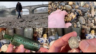 Beachcombing Club Mudlarking in London Jason Sandy [upl. by Millwater]