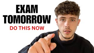 If I Had An Exam Tomorrow Heres What I Would Do  GCSE and ALevel AQA Edexcel OCR [upl. by Gersham]