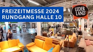 Freizeitmesse 2024  Messe Nürnberg  Rundgang Halle 10 [upl. by Yelnoc280]