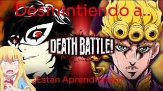 Joker Vs Giorno Death Battle Desmentida [upl. by Menken]