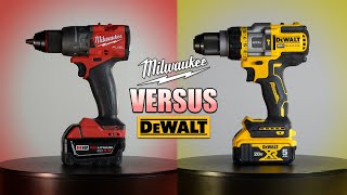 Milwaukee vs DeWalt Hammer Drill  Flexvolt DCD999 vs M18 Fuel 2904 [upl. by Zosi]