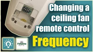 Change the frequency of a ceiling fan remote control [upl. by Shifrah669]