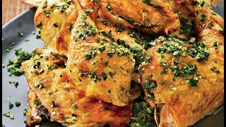 Gordon Ramsays Hells Kitchen Brick Pressed Chicken with Herb Gremolata [upl. by Doe979]