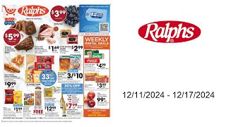 Ralphs Weekly Ad  12112024  12172024 [upl. by Eluj158]