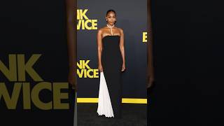 Actor Nafessa Williams Elegant Slay  Blink Twice Premiere nafessawilliams fashionpolice fashion [upl. by Eitac724]