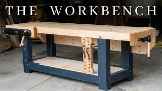 The PERFECT Woodworking Workbench  How To Build The Ultimate Hybrid Workholding Bench [upl. by Anirdua702]