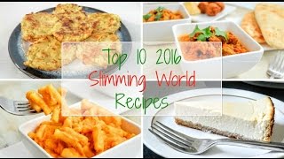 Top 10 2016 Unofficial Slimming World Recipes  Tastefully Vikkie [upl. by Kandy]